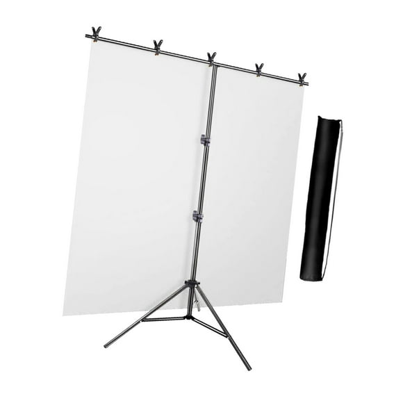 Runquan Backdrop Stand Photography with Background Stand Clamps Photo Backdrop Stand white screen