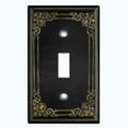 thumbnail image 2 of Metal Light Switch Plate Outlet Cover (French Victorian Frame - Single Toggle), 2 of 2