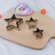 thumbnail image 3 of Juego de cortadores de galletas de estrella de 6 piezas, cortador de estrella de cinco puntas de acero inoxidable, cortador de galletas en forma de estrella, moldes para galletas, 3 of 5
