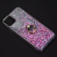 thumbnail image 5 of Kaleidio Case For iPhone 12 Pro Max (6.7") [Waterfall Quicksand] TPU Slim Gel [Ring Stand] Hybrid Skin Cover [Liquid Glitter Purple], 5 of 5