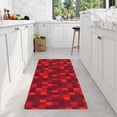 thumbnail image 2 of Red Mosaic Rectangular Kitchen Doormat, 2 of 7