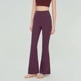 thumbnail image 3 of ZKunhua Yoga Pants Women Flare High Waist Bell Bottom Leggings Stretchy Flared Yoga Pants, 3 of 5