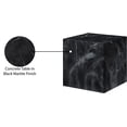 thumbnail image 6 of Meridian Furniture Piazza Black Marble Finish Concrete Indoor/Outdoor End Table, 6 of 8