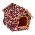 thumbnail image 3 of Portable Winter Pet Bed House, Removable Washable Cat House, Classical and Fashionable Design, Suitable for Dogs and Cats, Durable and Long Lasting, 3 of 7