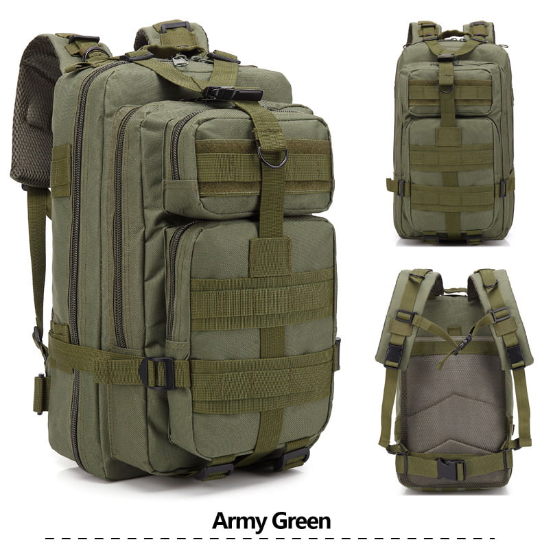 Tactical Molle Assault Go Bag Shoulder Sling Gym Hiking Camp Backpack Airsoft 