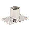 thumbnail image 1 of Boat Handrail Fitting Rectangular Base Silver Rugged Rustproof Boat Deck Handrail for Marine Yacht, 1 of 7