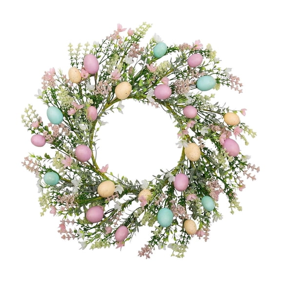 Easter Decoration 20in Easter Wreaths For Front Door Spring wreath Wild Flower Artificial Daisy Front Door Wreath D