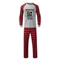 thumbnail image 2 of Mifsaly Family Matching Christmas Pajamas Sets Funny Xmas Print Pullover Sleepwear Bright and Merry Nightwear & Loose Plaid Long Pants 2025 Holiday Festival Classic Homewear, 2 of 5