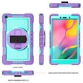 thumbnail image 6 of TECH CIRCLE 2019 Galaxy Tab A 8.0 Case (SM-T290), Sturdy Kickstand Rugged Case with Adjustable Hand/Shoulder Strap, Purple, 6 of 8