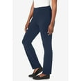 thumbnail image 3 of Jessica London Women's Plus Size Everyday Stretch Cotton Straight Leg, 3 of 4