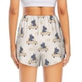 thumbnail image 2 of Lsque Hippos Driving A Car Printed Women's Running Shorts with Liner Pockets,Elastic Quick Dry Workout Athletic Gym Yoga Shorts,Womens High Waist Shorts-Medium, 2 of 9