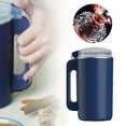 thumbnail image 2 of Small Household Ultrafine Grinder Machine, 600 Ml Compact Stainless Steel Mill for Coffee Beans, Spices & Grains, One-Touch 30 S Operation, Transparent Locking Lid, Portable , 1X Household Grinder, 2 of 9