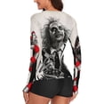 thumbnail image 3 of Beetlejuice Women's Sunscreen Shirt Long Sleeve Workout Tops Crewneck Soft Comfy Tees Casual T-Shirt M, 3 of 7