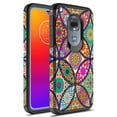thumbnail image 1 of Moto G7 Power Case, Moto G7 Supra Case, Kaesar Slim Hybrid Dual Layer Shockproof Hard Cover Graphic Fashion Cute Colorful Silicone Skin Cover Armor Case for Moto G7 Power (Colorful Mandala), 1 of 1