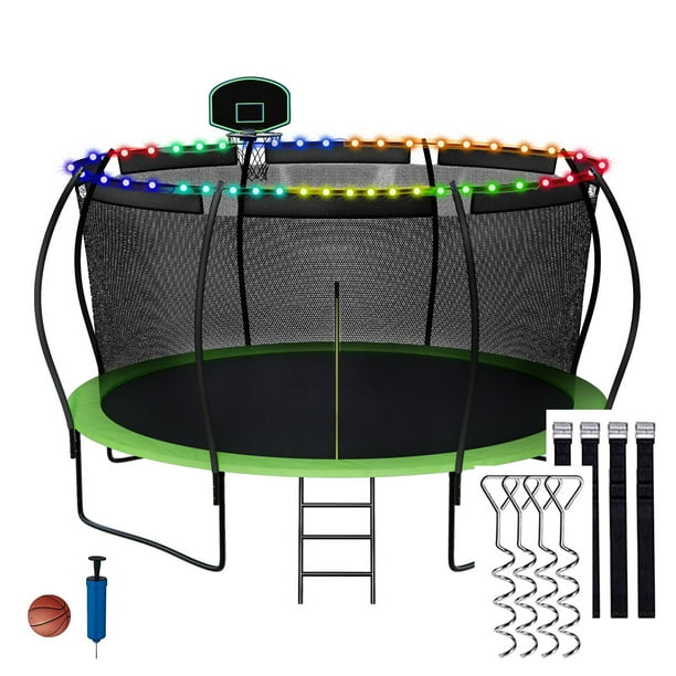 CITYLE 14FT Trampoline for Kids and Adults, 1400LBS Trampolines with