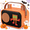 Orange, variant on Exclusive -JYX Karaoke Machine for Kids, Pink Portable Karaoke Speaker With Mic, Party Speaker with 15+ Pixel Animation for Girls Boys