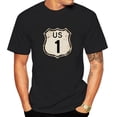 thumbnail image 2 of Men's Vintage US Print Tee, Men Short Sleeve Crew Neck Top Summer Male ClothingEffortless Retro Casual Style., 2 of 8
