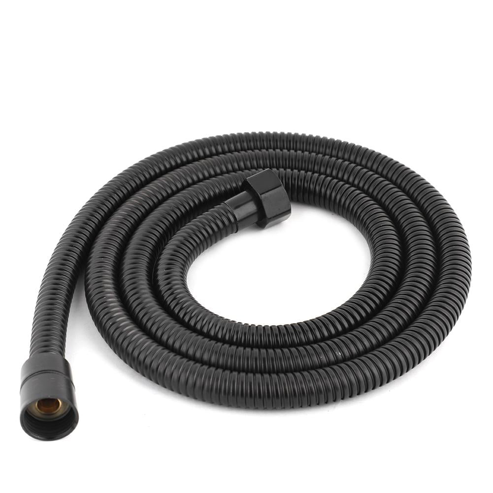 Kritne Shower Head Hose, Hose , 59‘’ Long Stainless Steel Black