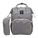 thumbnail image 2 of para pañales, multifunción para bebés, bolsas de pañales de maternidad para viajes, gran capacidad, resistente , duradero y - Gris Hugo cuna de viaje portátil, 2 of 10