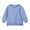Light Blue, variant on SGFCWSX Girls Fleece Sweatshirt Casual Solid Color Pullover Top Baby Fall Crew Neck Sweatshirts Blue Size 6 Months