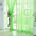 thumbnail image 2 of Voile Curtains Set of 2, Solid Sheer Curtain Scarf Drapes Rod Pocket Crushed Window Panels for Bedroom Living Room Kitchen, 2 of 3