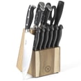 thumbnail image 1 of Juego de cuchillos para cubiertos Martha Stewart Greeley, 14 piezas con bloque, 1 of 7