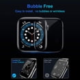 thumbnail image 3 of Protector de pantalla de cristal suave para Apple Watch, 44mm, 45mm, 41mm, 38mm, 42mm, película completa 9D HD, iWatch series 6, 5, 3, 8, 7, se, 40mm, accesorios, 3 of 3