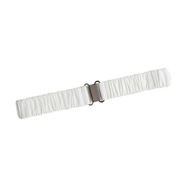 Cinturón elástico para mujer, estilo casual y moderno, ideal para abrigos, gabardinas y suéteres. Blanco