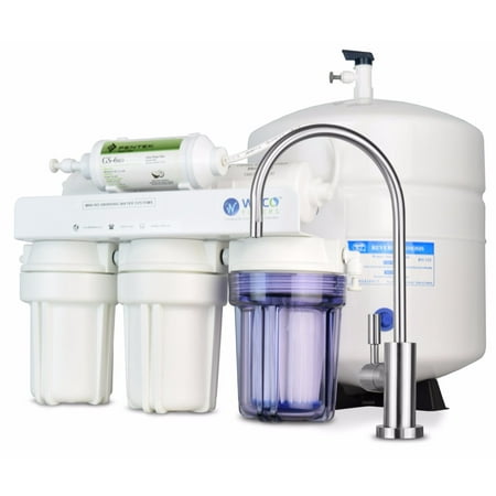 

WECO MINI-150UVALK Compact Undersink Reverse Osmosis Water Filtration System with pH Neutralizer Filter and UV Disinfector