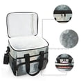 thumbnail image 6 of FORMRS Insulated Cooler Bag 24 Cans Capacity Soft Leakproof Lunch Box with Side Pockets, Moon and House, 6 of 7