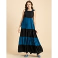 thumbnail image 2 of Moomaya Printed Tiered Dress For Women, Strap Shoulder Maxi, Vacation Dress, 2 of 9