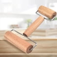 thumbnail image 3 of NUZYZ Dual Ended Wooden Rolling Pin Flour Pastry Dough Roller Kitchen Baking Tool, 3 of 7