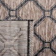 thumbnail image 5 of SAFAVIEH Courtyard Fisher Geometric Quatrefoil Indoor/Outdoor Area Rug, 8' x 11', Natural/Black, 5 of 6