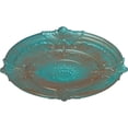 thumbnail image 3 of 39 1/2"OD x 2 1/2"P Attica Ceiling Medallion (Fits Canopies up to 3 3/4"), Hand-Painted Copper Green Patina, 3 of 5
