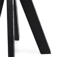 thumbnail image 4 of Pemberly Row Table de Bar Hauteur Ronde Transitionnelle en Bois de Manguier Noire, 4 of 4