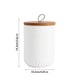 thumbnail image 2 of Recipiente Hermético para Almacenar Café En Grano, con Asa Ergonómica, Base Antideslizante, Apto para Uso Alimentario, de Cerámica Resistente a Altas Temperaturas, para Organizar La Despensa, Lza2410, 2 of 6