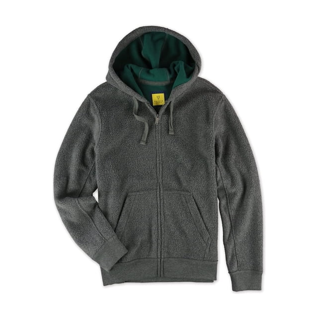 Sudadera con capucha Aeropostale Fleece FZ Hombre Gris Pequeña