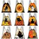 thumbnail image 2 of 1pc Halloween Bundle Pocket, Bolsa De Cordón De Poliéster, Bolsa De Mochila Portátil Para Estudiantes, Bolsa De Compras Oxford Al Aire Libre, Para Halloween, Decoración De Festivales, 2 of 4