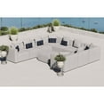 thumbnail image 3 of Modway Saybrook Outdoor Patio Upholstered 10-Piece Sectional Sofa in Gray, 3 of 12
