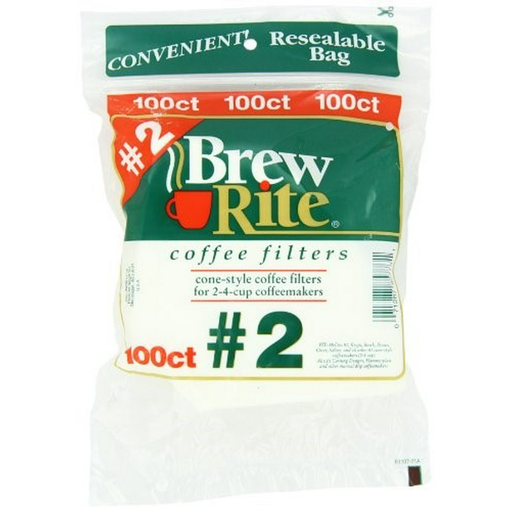 Rockline Industries Brew Rite Coffee Filters, 100 ea