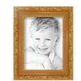 thumbnail image 2 of ArtToFrames 6" x 8" Bright Gold Picture Frame, 6x8 inch Gold Wood Poster Frame (WOM-4928), 4 Pack, 2 of 6