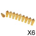 thumbnail image 1 of 3x10 piezas conectores macho de TV Cable Coaxial RF adaptador de extremo de agarre 6 piezas, 1 of 8