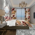 thumbnail image 3 of Designart 'Floral Pattern with Roses and Lily' Modern & Contemporary Bedding Set - Duvet Cover & Shams, 3 of 4