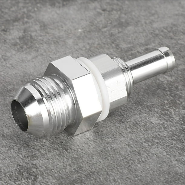 Espiga Para Manguera Sistemas De Combustible De Unión De Conexión Rápida An8 3/8 Racor De Conexión Rápida AN8 3/8 Flare Bulkhead Manguera De Lengüeta Aleación De Aluminio ANGGREK Quick Connect Joint