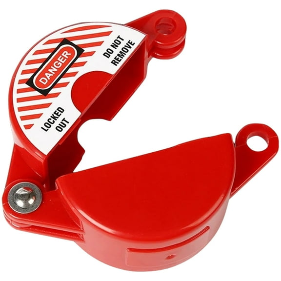 Propane Tank Lock in Red ABS Material for Gas Valves with Lockout Design 64~127mm