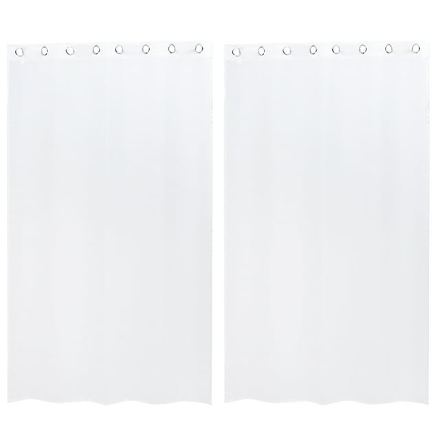 Cortina decorativa de poliéster para exteriores, cortina de privacidad para pabellón, ampliamente utilizada, 2 uds.