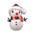 thumbnail image 2 of Xihbxyly Kit de Crochet Navideño, Papá Noel, Muñeco de Nieve y Reno, Bolas de Lana Suaves Tejidas a Mano, Manualidades Divertidas, Adorno Decorativo, Regalo de Apoyo Emocional, Incluye Paquete de Mat, 2 of 2