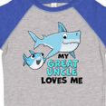 thumbnail image 4 of Inktastic My Great Uncle Loves Me with Cute Sharks Boys or Girls Toddler T-Shirt, 4 of 5