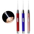 thumbnail image 2 of Jumpingount Limpiador eléctrico de cera de los oídos para niños y adultos, cuchara para los oídos con luz LED recargable por USB, limpiador de cuidado de los oídos oro rosa, 2 of 6