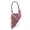 Purple, variant on 2026 New Handmade Crochet Conch Seashell Shoulder Bag, Pearl Chain Crossbody Purse, Lightweight Casual Beach Handbag for Women Vacation Daily Use